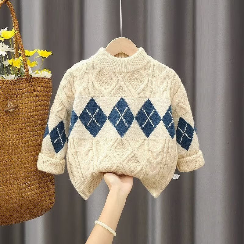 Children Woolen Sweater Crochet Cotton