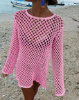 Chic Crochet Top with Relaxed Fit