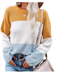 Women's Lantern Sleeve Pullover Sweater