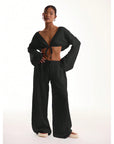 Women’s Ice Silk Straight Leg Trousers