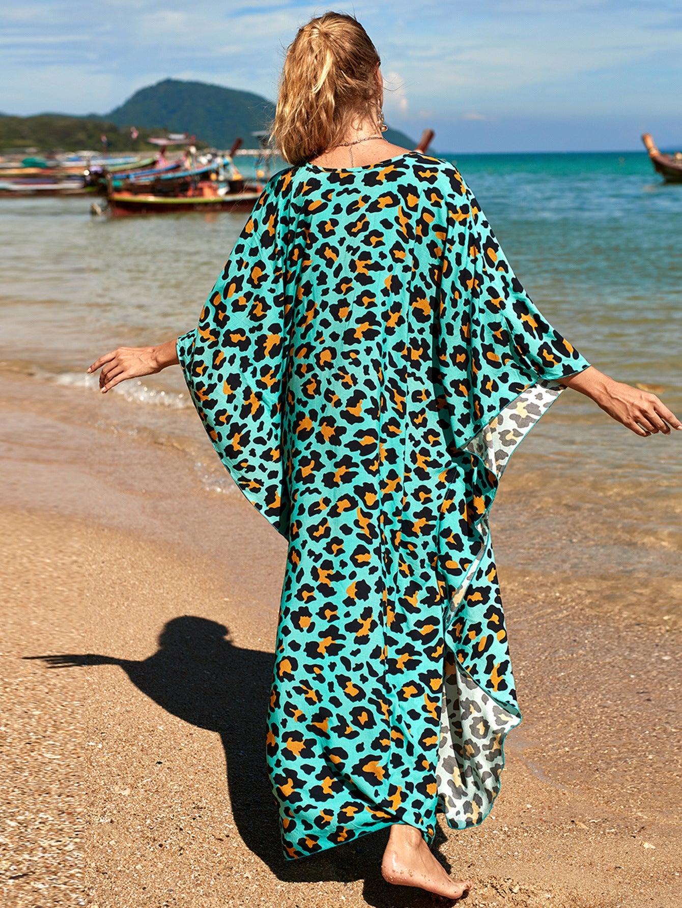 Coastal Light Sweep Maxi Dress
