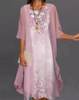 Elegant Two-Piece Summer Dress