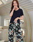 Summer Cotton Crepe Loungewear Set