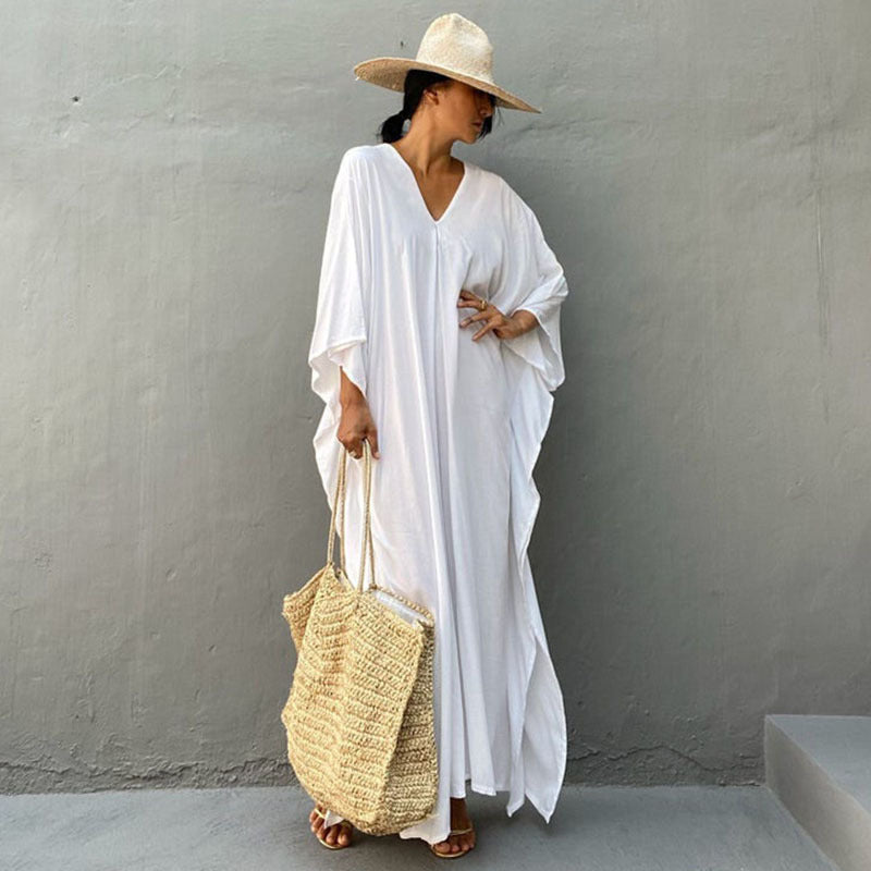 Relaxed Fit Vacation Midi Dress