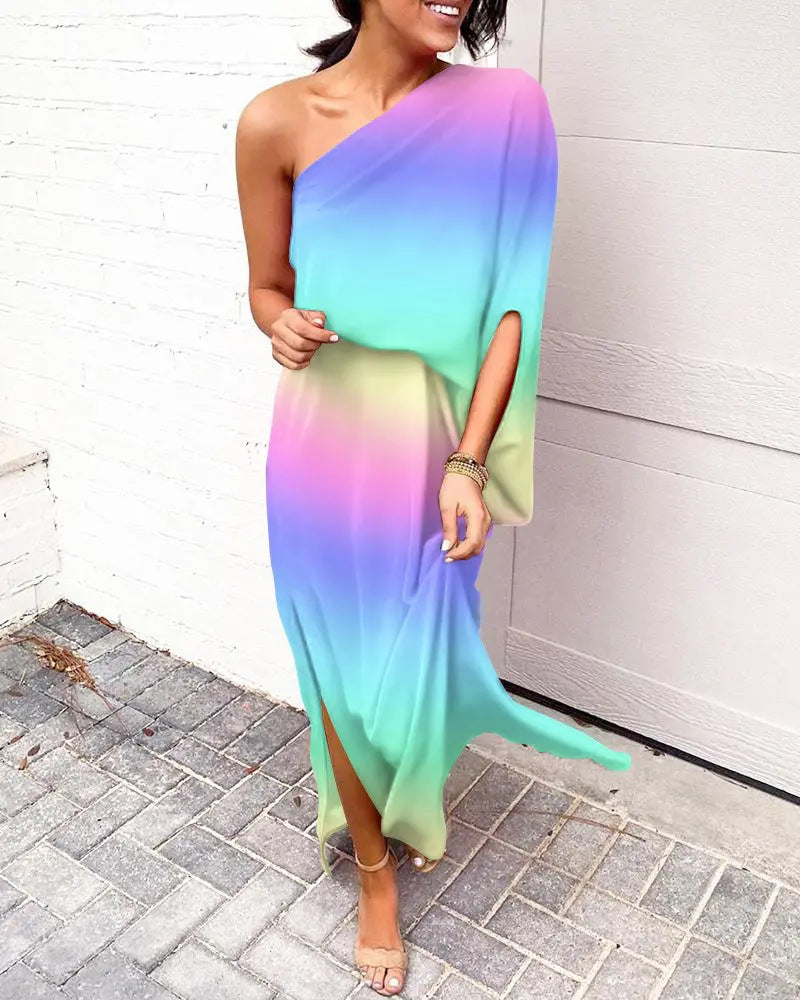 Single Sleeve Bodycon Dress