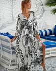 Chic Wrap Dress Inspired by Feral Beauty