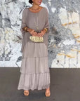 Fashion Batwing Long Dress