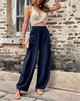 Elastic Waist Cargo Trousers