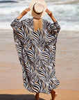 Driftwood Tone Breezy Linen Dress