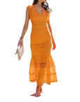 Summer Elegant Cotton Maxi Dress