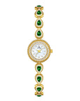 French-Style Waterdrop Crystal Watch