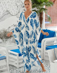 Ocean Haze Flowy Midi Dress