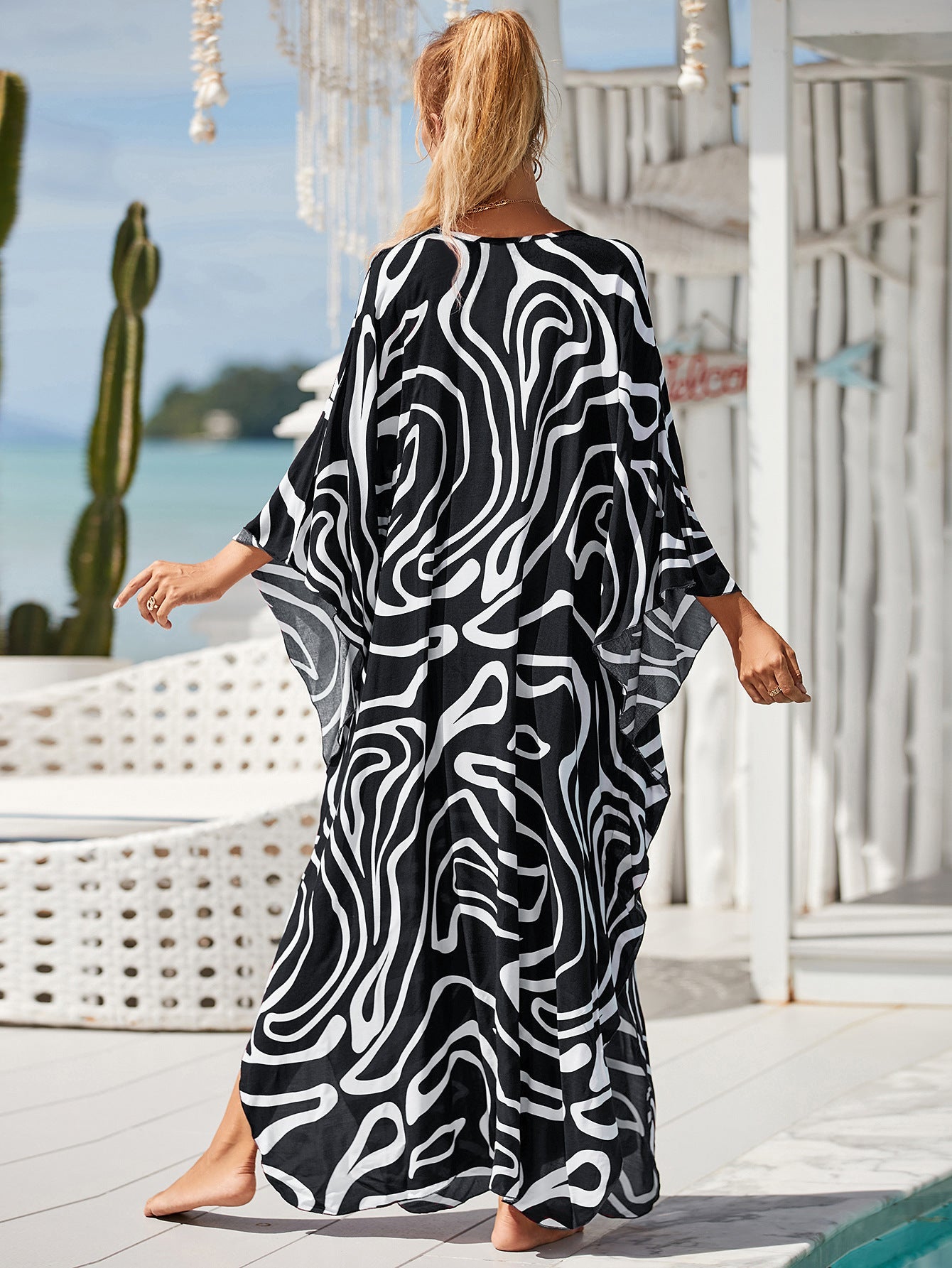 Breezy Linen Dress with Soft Windy Flow