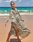 Sandy Drift Maxi Dress with Beachy Flow