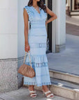 Summer Elegant Cotton Maxi Dress