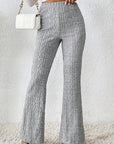 Stretch Flare Knit Trouser