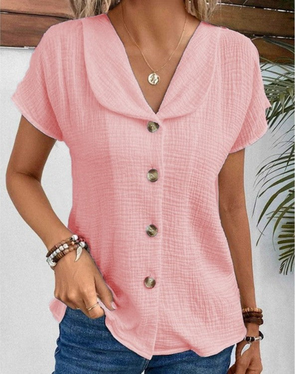 Chic Flowy Summer Blouse for Effortless Style