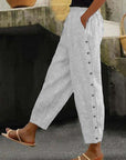 Fashion Stripe Crop Pants