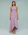 Slimming Pleated Chiffon Dress – Flowy Favorite for Coastal Getaways