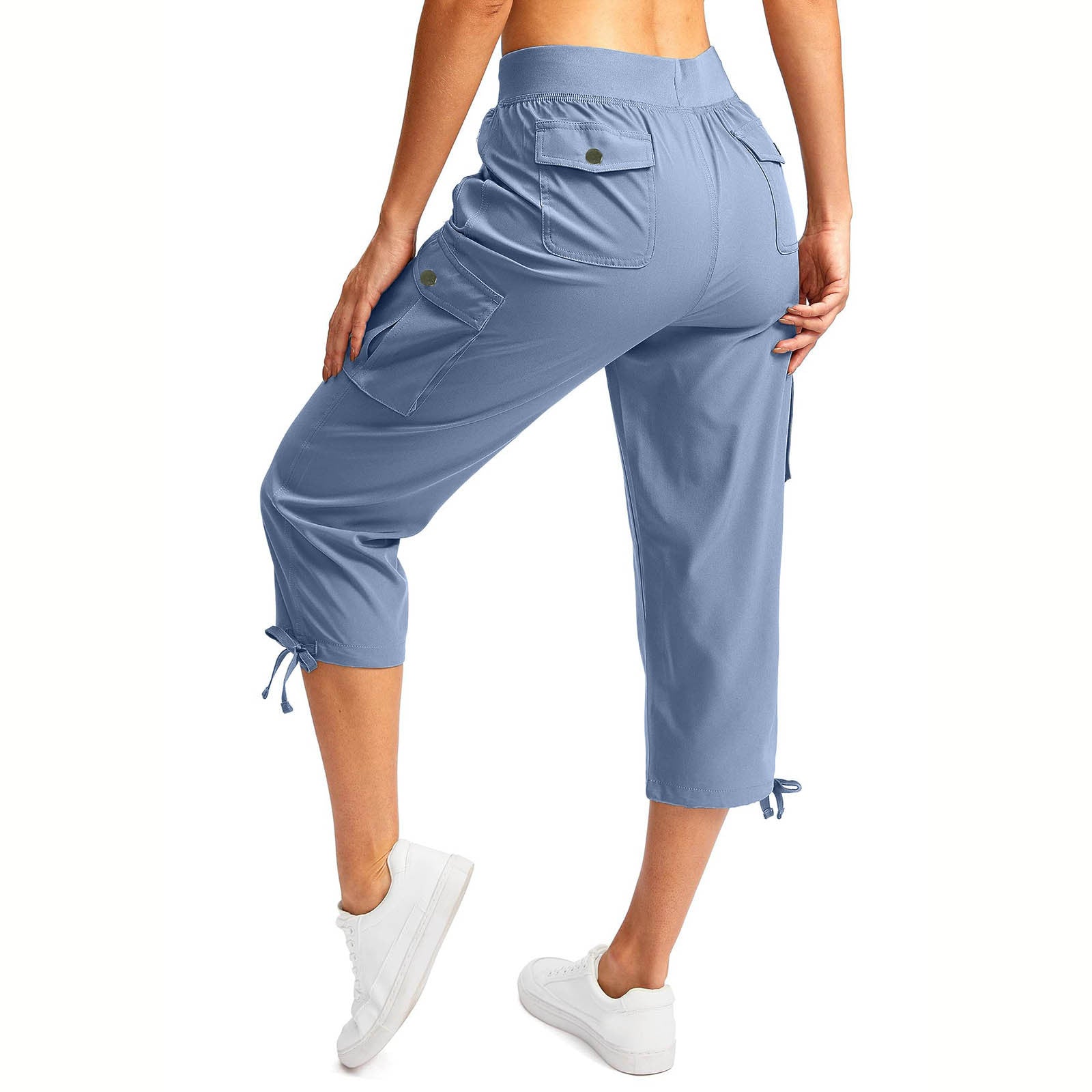 Athletic Loose Fit Drawstring Hiking Pants