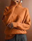 Loose Fit High Neck Sweater