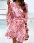 Women's Vacation Chiffon Midi Dress