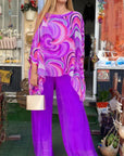Loose Fit Chiffon Set