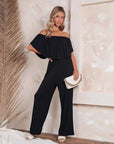 Women’s Casual One Shoulder Jumpsuit