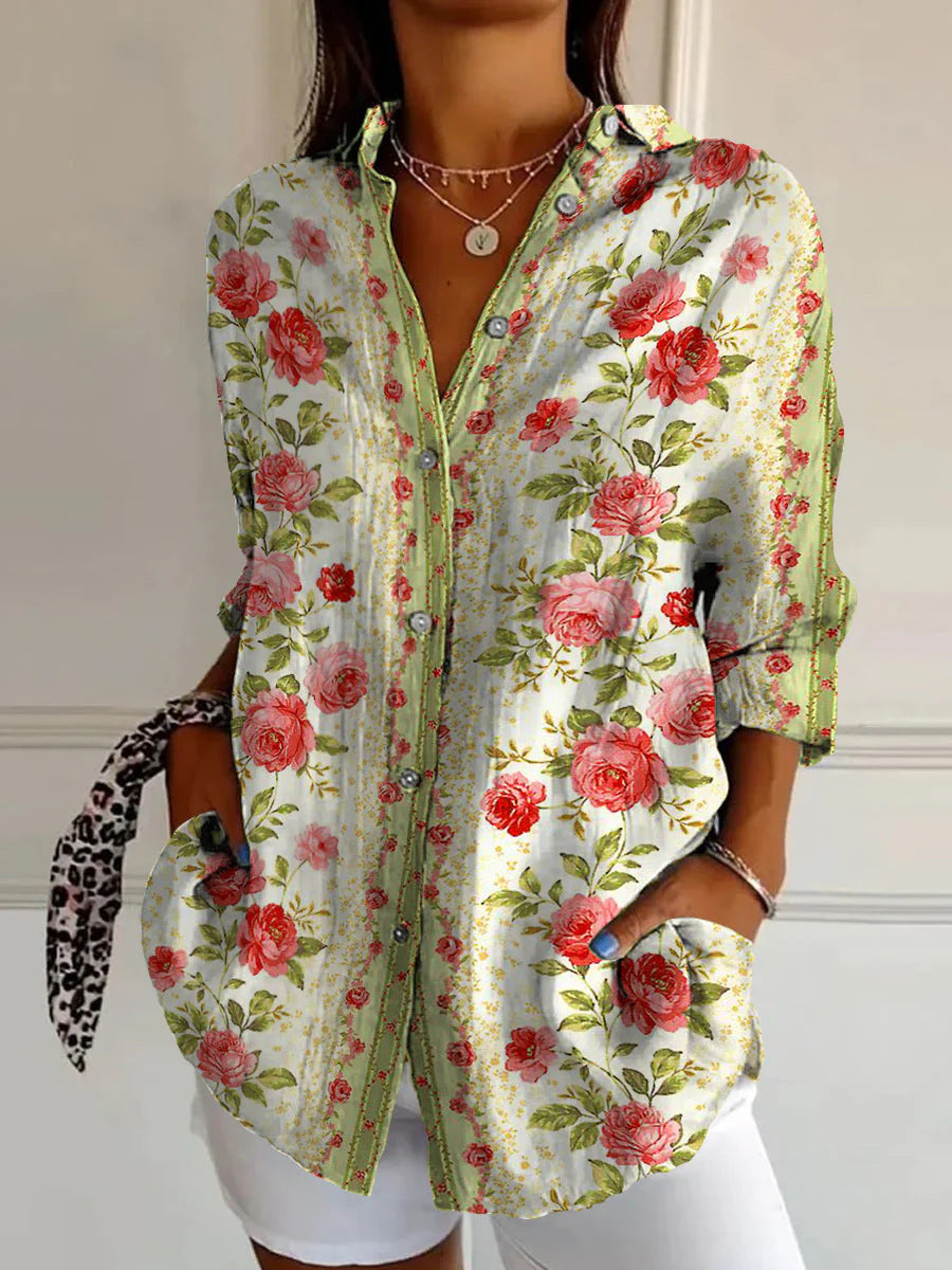 Printed Floral Blouse for Casual Looks