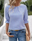 Timeless Striped Shirt Top Look