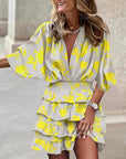 Chic Tunic Dress with Classic V-Neckline