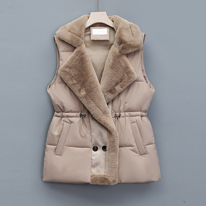 Sleek Quilted Down Puffer Jacket
