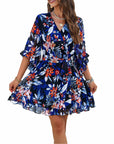 Women's Vacation Chiffon Midi Dress