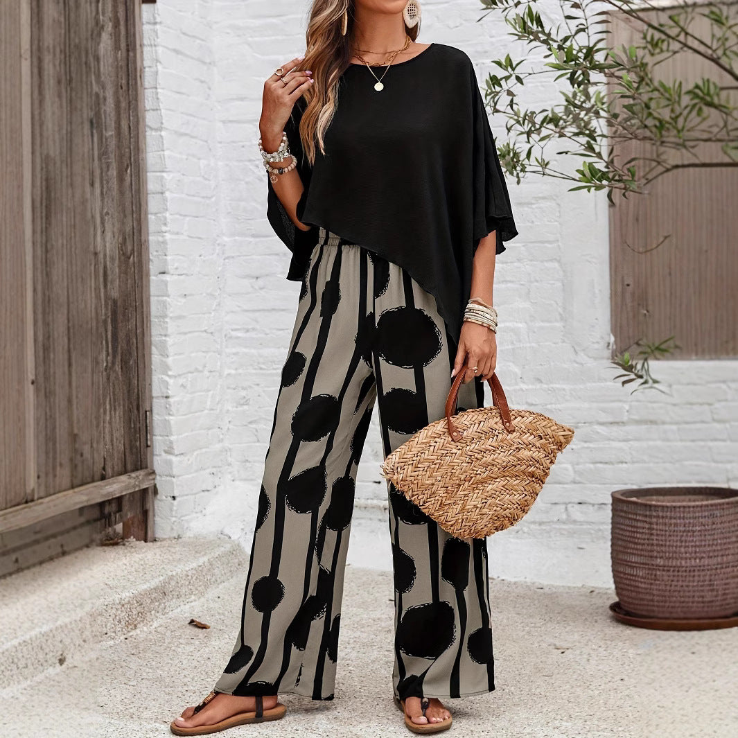 Lightweight Long Pants Set For Summer