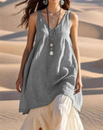 Comfy Drape Relaxed Style Dress