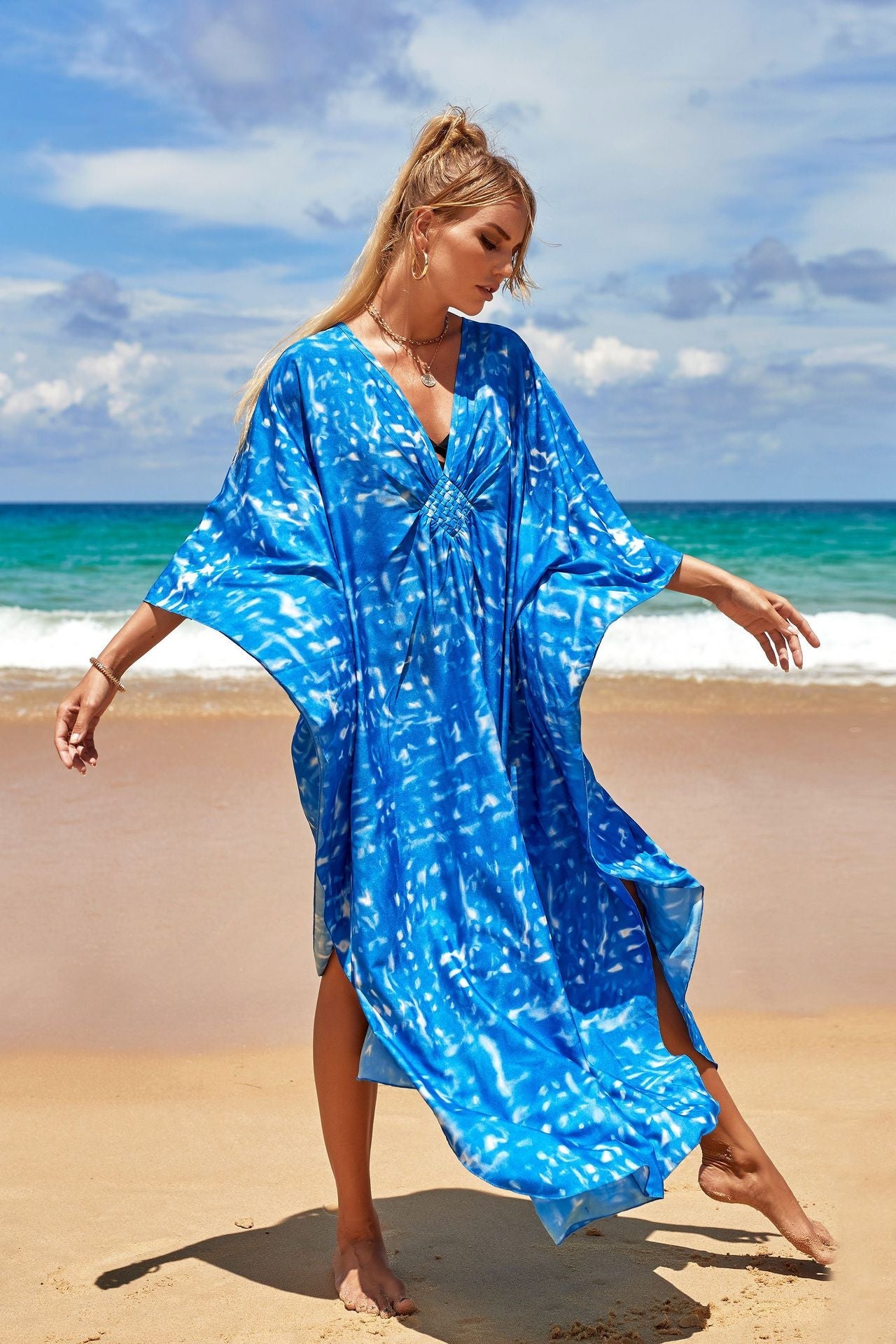 Seafoam Bloom Resort Dress