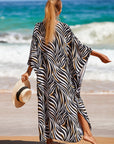 Driftwood Tone Breezy Linen Dress
