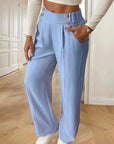 Elegant High Waist Trousers