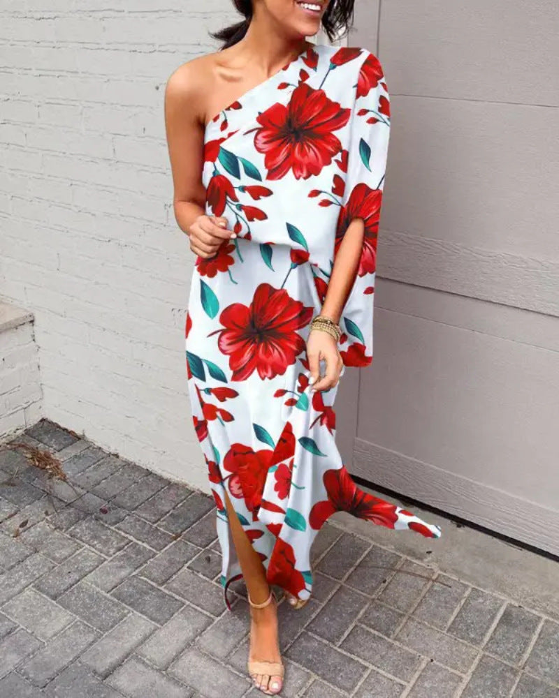 Single Sleeve Bodycon Dress