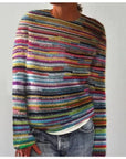 Patterned Knitwear Retro Sweater