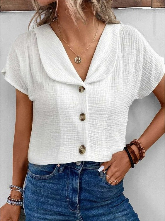 Chic Flowy Summer Blouse for Effortless Style