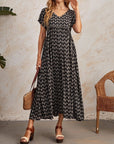 Soft Flowing Maxi Dress with Sleeves