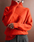 Loose Fit High Neck Sweater