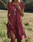 Artistic Bohemian Midi Dress