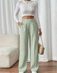 Elegant High Waist Trousers
