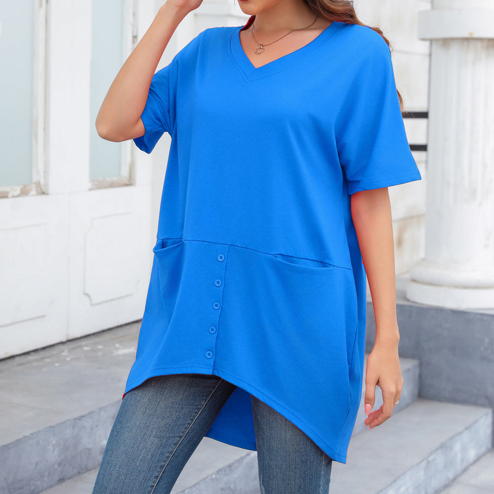 Casual Short Sleeved Top
