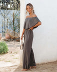 Women’s Casual One Shoulder Jumpsuit