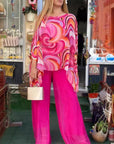 Loose Fit Chiffon Set