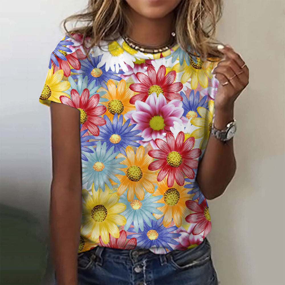 Summer Print Casual Top