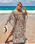 Soft Drape Dress with Subtle Shell Texture